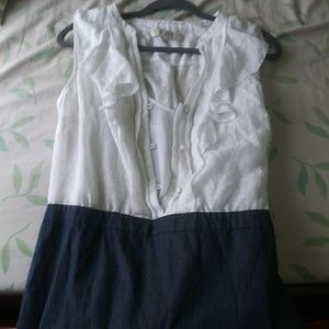 Retro button up lace dress